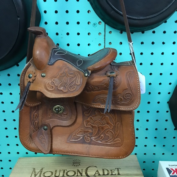 western saddle purse